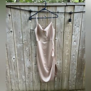 Evernew Melbourne champagne colour dress